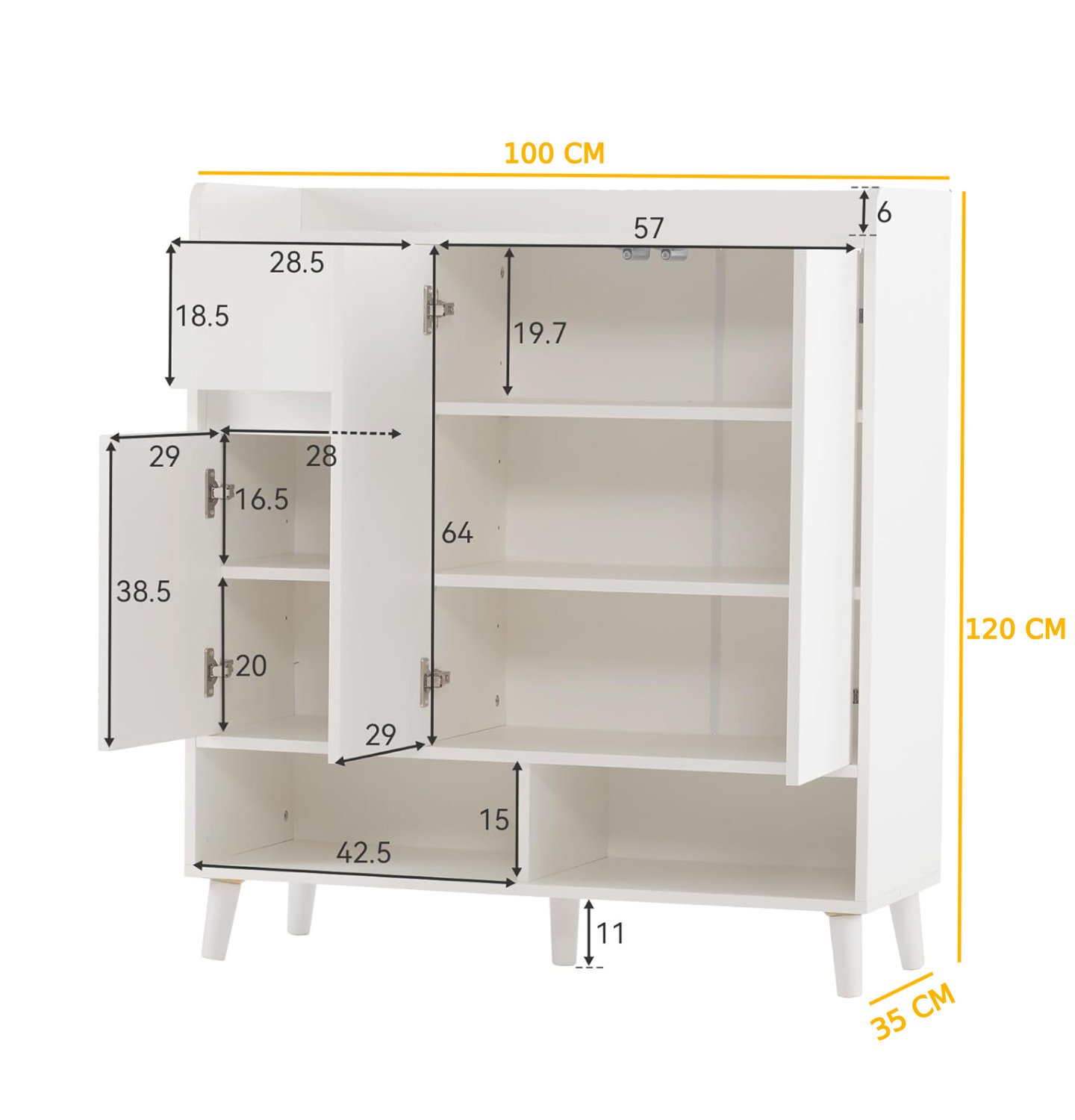 Shoe Rack SHR113 جزامة - Image 6