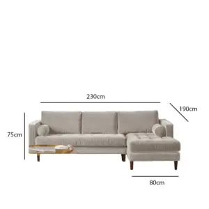Alternative view of Corner Sofa LSO078 كنبة ركنة