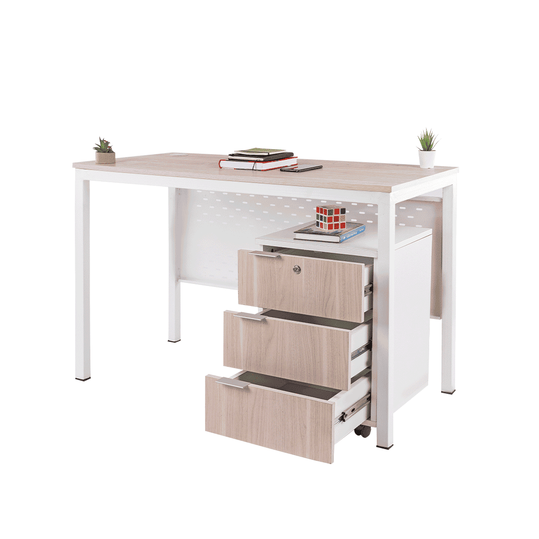 Desk With Storage Unit COVO مكتب بوحدة تخزين - Image 4