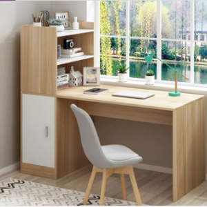 Desk with Shelf Unit مكتب بخزانة