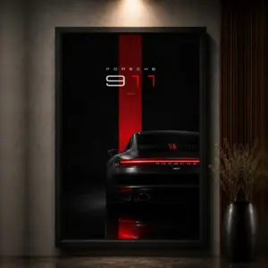 911 Black Edition Frame FR101 لوحة الإصدار الأسود ٩١١
