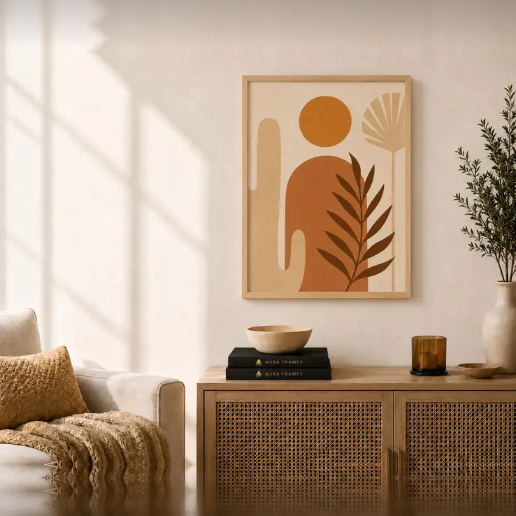 Amber Silhouette Frame FR054 لوحة الظل العنبري
