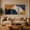 Amber Wave Harmony Frame Set FR041 لوحات تناغم الموج العنبري