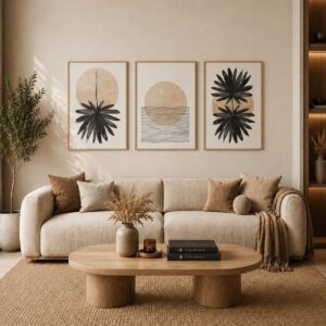 Desert Bloom Frame Set FR016 لوحات زهرة الصحراء