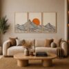 Desert Line Frame Set FR021 لوحات خطوط الصحراء