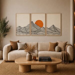 Desert Line Frame Set FR021 لوحات خطوط الصحراء
