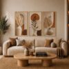 Earthy Botanicals Frame Set FR026 لوحات النباتات الأرضية