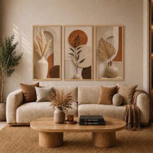 Earthy Botanicals Frame Set FR026 لوحات النباتات الأرضية