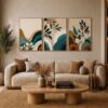 Earthy Botanicals Frame Set FR028 لوحات النباتات الأرضية
