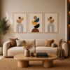 Earthy Harmony Frame Set FR031 لوحات الانسجام الارضي