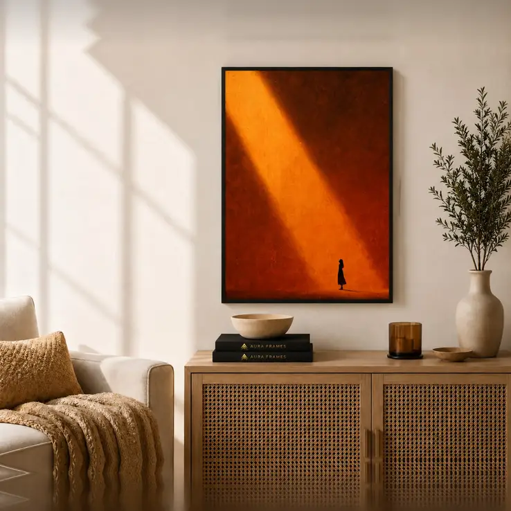 Ember Solitude Frame FR081 لوحة عزلة الشفق
