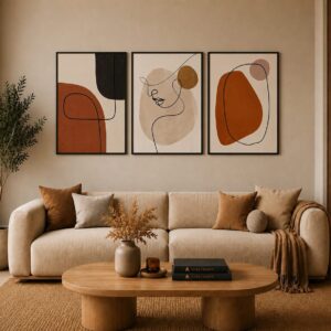 Emberline Trio Frame Set FR035 لوحات الأفق المتوهج