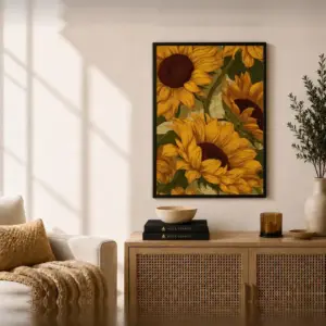 Golden Reverie Frame FR073 لوحة أوهام ذهبية