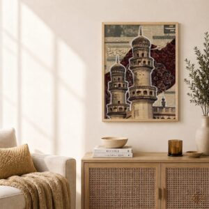 Historical Islamic Heritage Frame FR004 لوحة التراث الإسلامي