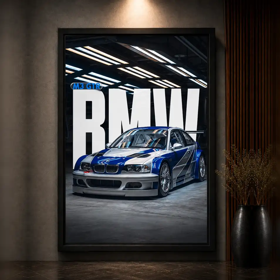 Lovely BMW Frame FR094 لوحة سحر البي إم دبليو