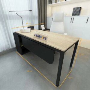 Manager Desk With Side Mala مكتب - Image 4