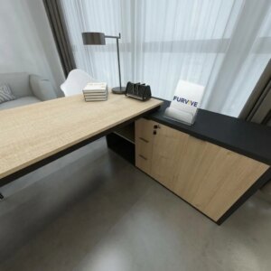 Alternative view of Manager Desk With Side Mala مكتب