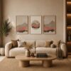 Terrazzo Living Frame Set FR013 لوحات تيرازو