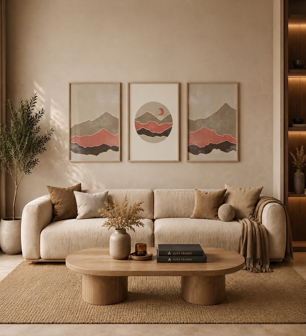 Terrazzo Living Frame Set FR013 لوحات تيرازو