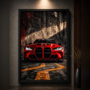 Alternative view of The Red Heart Frame FR009 لوحة القلب الاحمر