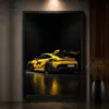 The Yellow Heart Frame FR097 لوحة القلب الأصفر